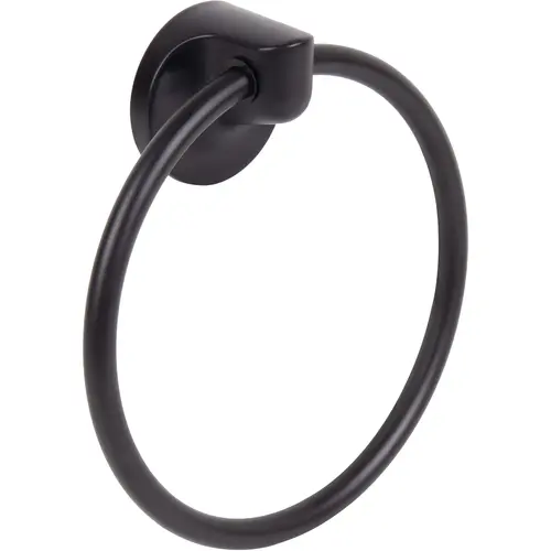 Harbor Mist Towel Ring, Matte Black Harbor Mist Towel Ring, Matte Black