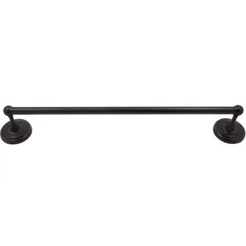Portland Towel Bar, 24 Inches, Matte Black Portland Towel Bar, 24 Inches, Matte Black