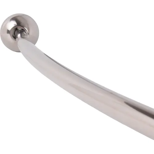 Adjustable Curved Shower Rod, 45" to 72", Polished Stainless Steel Adjustable Curved Shower Rod, 45" to 72", Polished Stainless Steel