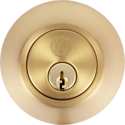301 4 BP 4AL RCS KW K3 1-Cyl Deadbolt KW1 Keyway - Satin Brass 301 4 BP 4AL RCS KW K3 1-Cyl Deadbolt KW1 Keyway - Satin Brass