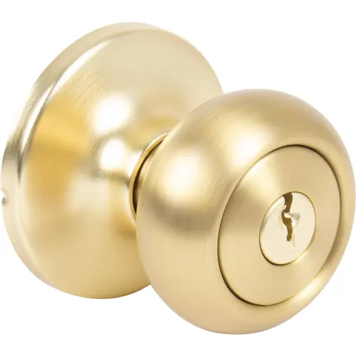 50HI 4 BP 6AL RCS KW K3 Highland Entry KW1 Keyway - Satin Brass 50HI 4 BP 6AL RCS KW K3 Highland Entry KW1 Keyway - Satin Brass
