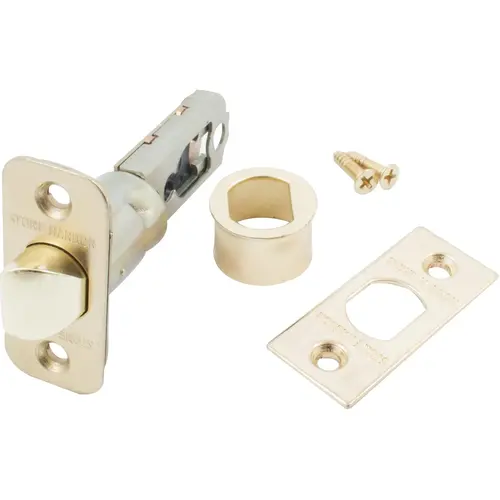 Six-Way Adjustable Latch for Traditional Interior Locks, Polished Brass Six-Way Adjustable Latch for Traditional Interior Locks, Polished Brass