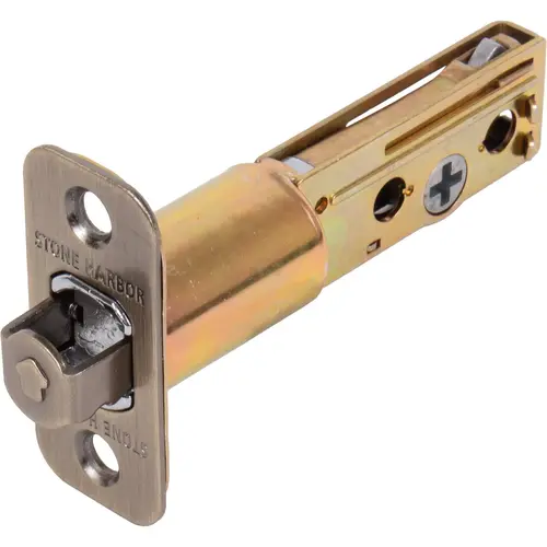 Latch for Round Pocket Door Locks, Privacy (Bed/Bath), 2-3/4 Inches, Antique Brass Latch for Round Pocket Door Locks, Privacy (Bed/Bath), 2-3/4 Inches, Antique Brass
