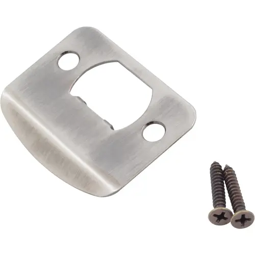 Full Lip 1/4" Round Corner Strike Plate, 2-1/4 Inches, 1-5/8" Center-to-Center, Antique Brass Full Lip 1/4" Round Corner Strike Plate, 2-1/4 Inches, 1-5/8" Center-to-Center, Antique Brass