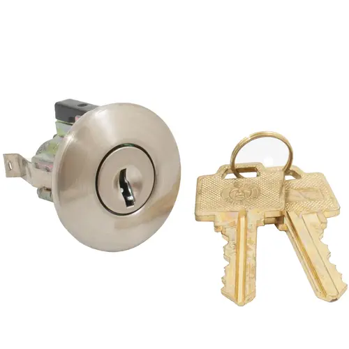 Cylinder Assembly for Highland and Tulip Knobs, WR Keyway, Satin Nickel Cylinder Assembly for Highland and Tulip Knobs, WR Keyway, Satin Nickel