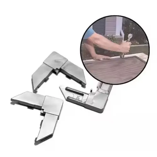 Gray Plastic 3" W X 0.5" L Screen Frame Corner Gray Gray Plastic 3" W X 0.5" L Screen Frame Corner Gray