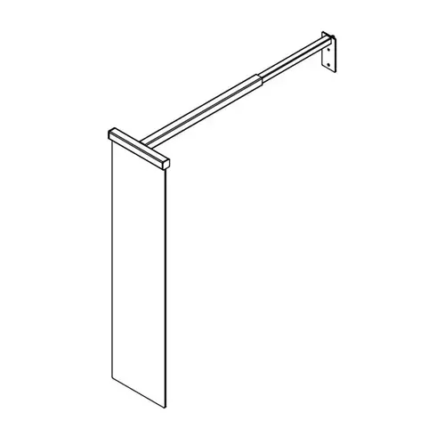 Black Metal Sign Holder Brackets 10" H Black Black Metal Sign Holder Brackets 10" H Black
