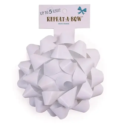 Repeat-A-Bow White Gift Bows White Repeat-A-Bow White Gift Bows White