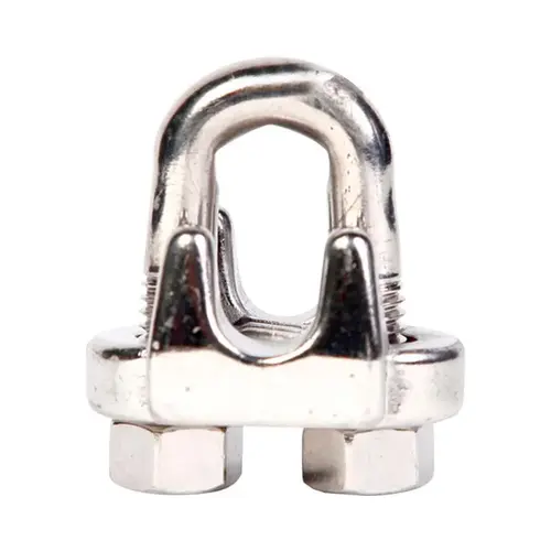 Polished Stainless Steel Wire Rope Clip Polished Polished Stainless Steel Wire Rope Clip Polished