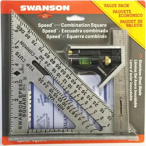 S0101CB SPEED SQUARE & 6IN COMBO SQUARE Gray S0101CB SPEED SQUARE & 6IN COMBO SQUARE Gray