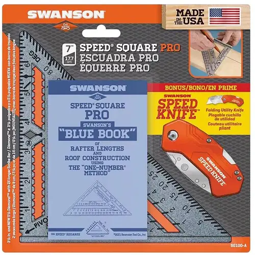 Pro 8.5" L Aluminum Speed Square Gray Pro 8.5" L Aluminum Speed Square Gray