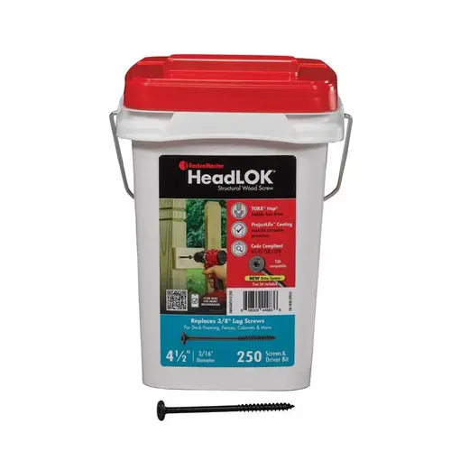Headlok 4-1/2" L Torx Ttap T30 Coarse Structural Wood Screws T30 Headlok 4-1/2" L Torx Ttap T30 Coarse Structural Wood Screws T30