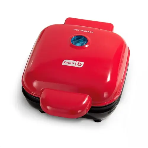Red Plastic Nonstick Surface Sandwich Maker Red Red Plastic Nonstick Surface Sandwich Maker Red
