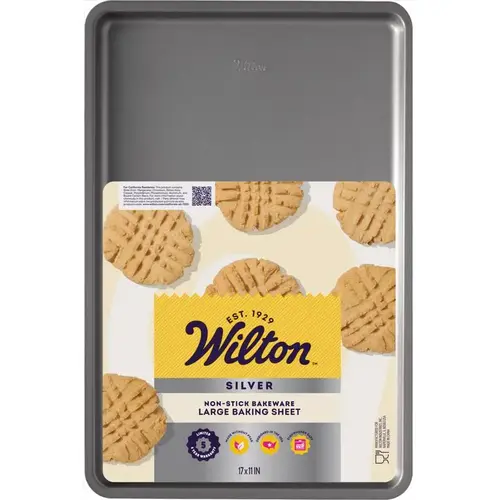 Silver 11" W X 17" L Baking Sheet Black Black Silver 11" W X 17" L Baking Sheet Black Black