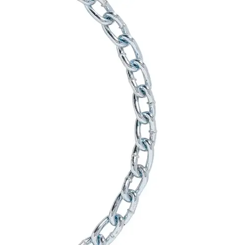 #2 Carbon Steel Machine Twist Chain .193" D X 75 ft. L Zinc Plated #2 Carbon Steel Machine Twist Chain .193" D X 75 ft. L Zinc Plated