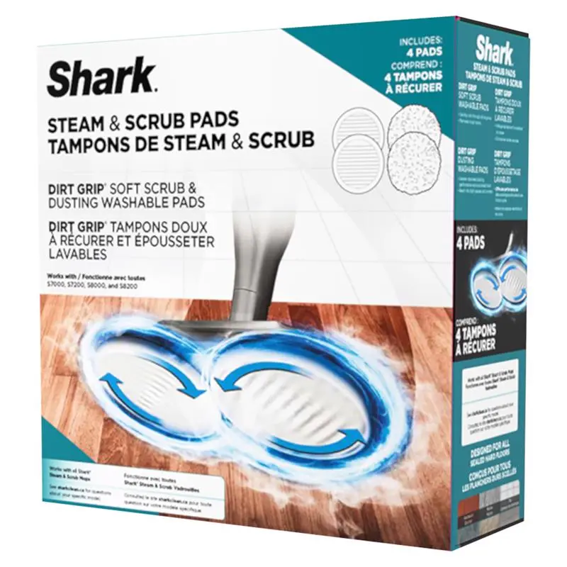 Shark 7.63 D Aluminum/Microfiber Cleaner Floor Pad White/Grey White/Grey XKITP7000D Shark 7.63 D Aluminum/Microfiber Cleaner Floor Pad White/Grey White/Grey XKITP7000D