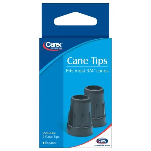 Black Walking Cane Tips Rubber/Stainless Steel Black Black Walking Cane Tips Rubber/Stainless Steel Black