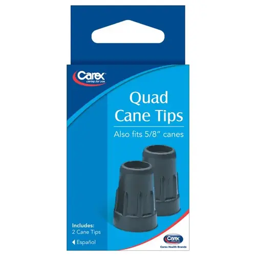 Black Quad Cane Tips Rubber/Stainless Steel Black Black Quad Cane Tips Rubber/Stainless Steel Black
