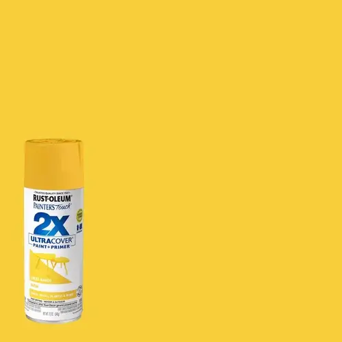 Painter's Touch Satin Sweet Mango Paint+Primer Spray Paint 12 oz Sweet Mango Painter's Touch Satin Sweet Mango Paint+Primer Spray Paint 12 oz Sweet Mango