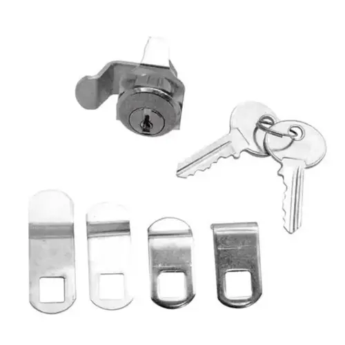Nickel Steel Counter Clockwise Mailbox Lock Nickel Nickel Steel Counter Clockwise Mailbox Lock Nickel