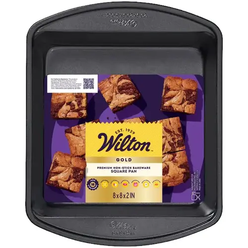 Gold 8" W X 8" L Square Cake Pan Black Black Gold 8" W X 8" L Square Cake Pan Black Black