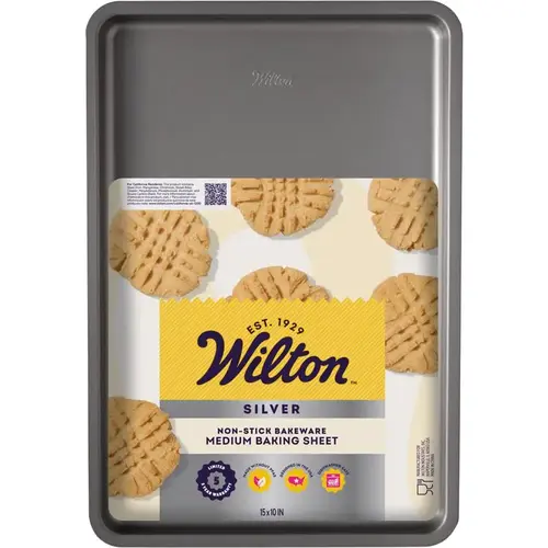 Silver 15" W X 10" L Medium Baking Sheet Gray Gray Silver 15" W X 10" L Medium Baking Sheet Gray Gray