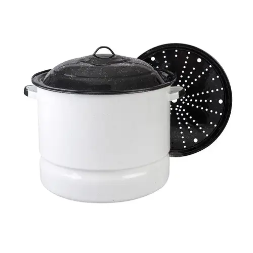 Ceramic Over Steel Steamer Set 34 qt Ceramic Over Steel Steamer Set 34 qt