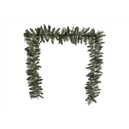 9 ft. L LED Prelit Multicolored Mixed Pine Garland 9 ft. L LED Prelit Multicolored Mixed Pine Garland