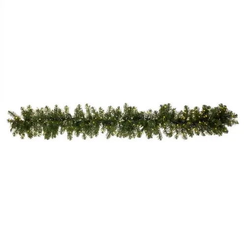 6 ft. L LED Prelit Warm White Cascading Lights Garland 6 ft. L LED Prelit Warm White Cascading Lights Garland