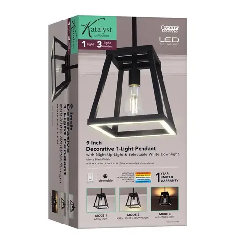 Matte Black 1 lights Pendant Light Matte Black 1 lights Pendant Light