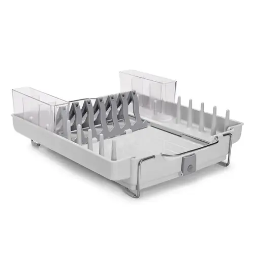 Good Grips 19" L X 16" W X 5" H Gray Stainless Steel Dish Rack Gray Good Grips 19" L X 16" W X 5" H Gray Stainless Steel Dish Rack Gray