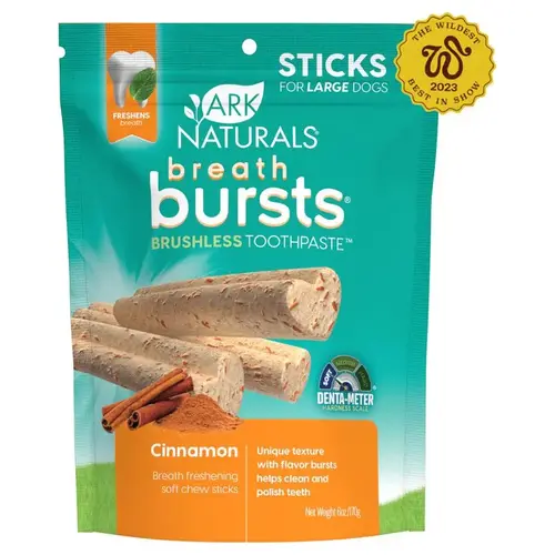 Ark Naturals Cinnamon Dental Stick For Dogs 6 oz Ark Naturals Cinnamon Dental Stick For Dogs 6 oz