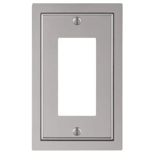 Traditional Satin Nickel Silver Zinc Wall Plate Satin Nickel Traditional Satin Nickel Silver Zinc Wall Plate Satin Nickel