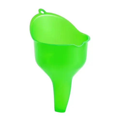 Green 7.7" H Plastic Funnel Green Green 7.7" H Plastic Funnel Green