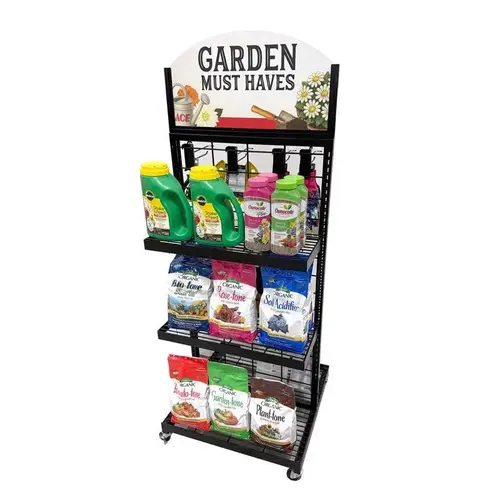 63" H X 24 W X 24 L Black/Gray Outdoor Mobile Rack Black/Gray 63" H X 24 W X 24 L Black/Gray Outdoor Mobile Rack Black/Gray