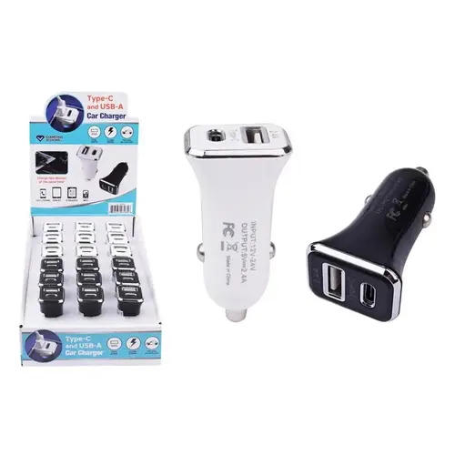 Black/White Cube Design 2 Port USB Car Charger For All Smartphones Black/White Black/White Cube Design 2 Port USB Car Charger For All Smartphones Black/White