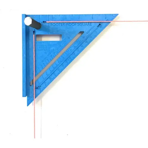 7" L X .5" H Polystyrene Carpenter Square Blue 7" L X .5" H Polystyrene Carpenter Square Blue