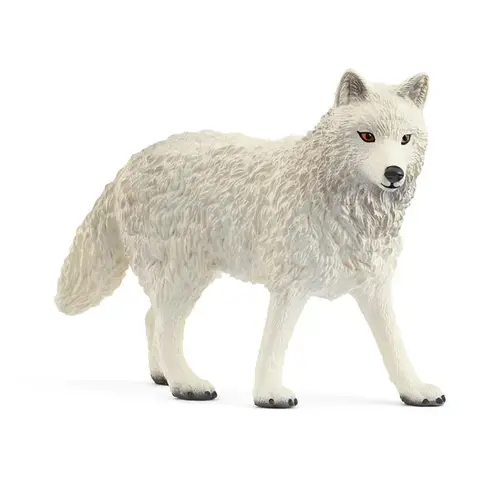 Arctic Wolf Figurine White White Arctic Wolf Figurine White White