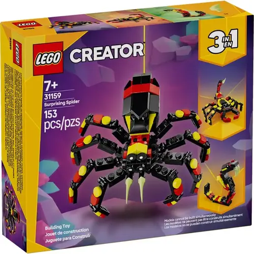 Creator Wild Animal Surprising Spider Building Toy Multi 153 pc Multi Creator Wild Animal Surprising Spider Building Toy Multi 153 pc Multi
