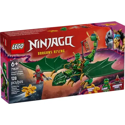 Ninjago Lloyd's Green Forest Dragon Building Toy Multi 128 pc Multi Ninjago Lloyd's Green Forest Dragon Building Toy Multi 128 pc Multi