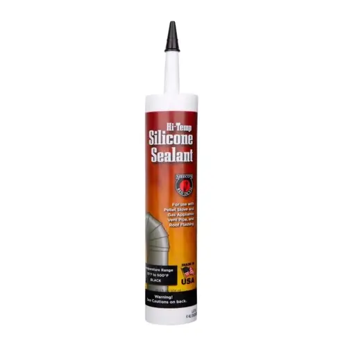 Meeco's Red Devil High Heat Silicone Sealant Black - pack of 10 Meeco's Red Devil High Heat Silicone Sealant Black - pack of 10