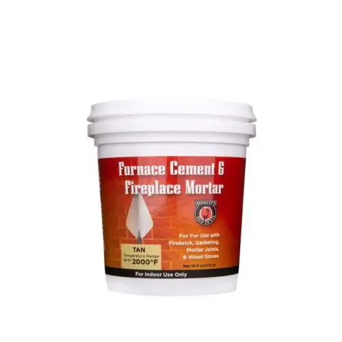 Meeco's Red Devil Furnace Cement Buff Meeco's Red Devil Furnace Cement Buff
