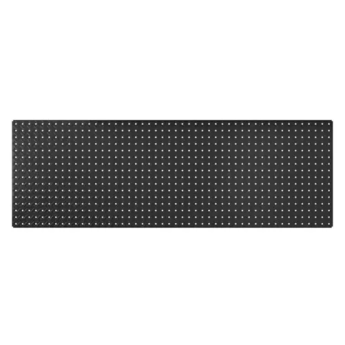 HEAVYWEIGHT 48" W X 16" H X 0.65" D Pegboard Steel Black Black HEAVYWEIGHT 48" W X 16" H X 0.65" D Pegboard Steel Black Black