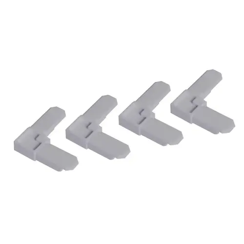 Gray Plastic Frame Corners 3/8" H Gray Gray Plastic Frame Corners 3/8" H Gray