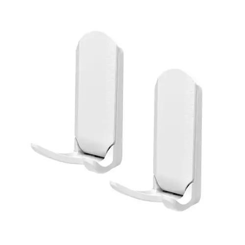 MINI White Metal/Steel Magnetic Hooks 15 lb. cap. White MINI White Metal/Steel Magnetic Hooks 15 lb. cap. White