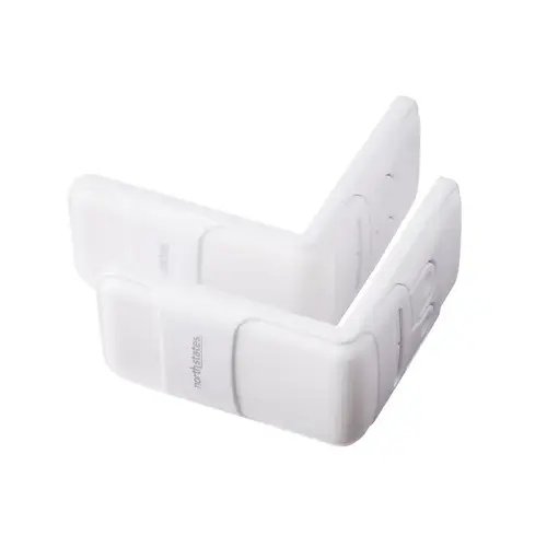 Toddleroo White ABS/TPR Drawer Latches White Toddleroo White ABS/TPR Drawer Latches White