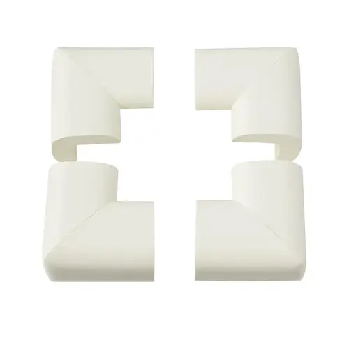 Toddleroo White Foam Corner Cushions 4 pk White Toddleroo White Foam Corner Cushions 4 pk White
