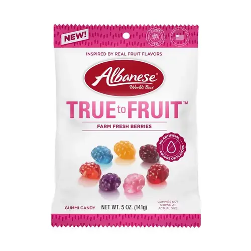 True to Fruit Gummi Candy 5 oz True to Fruit Gummi Candy 5 oz
