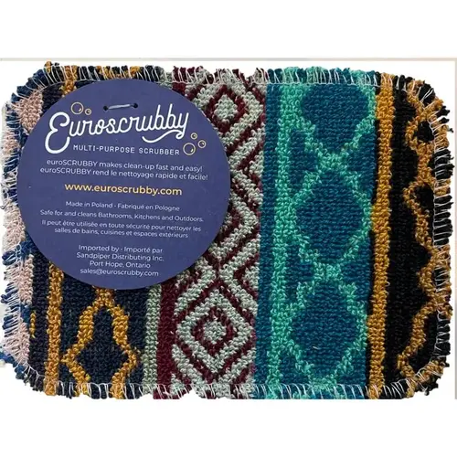 Medium Duty Scrubber For Kitchen and Bath 6" L Multicolored Medium Duty Scrubber For Kitchen and Bath 6" L Multicolored