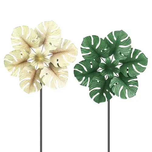 Assorted Metal 12" H Monstera Outdoor Garden Stake Assorted Assorted Metal 12" H Monstera Outdoor Garden Stake Assorted
